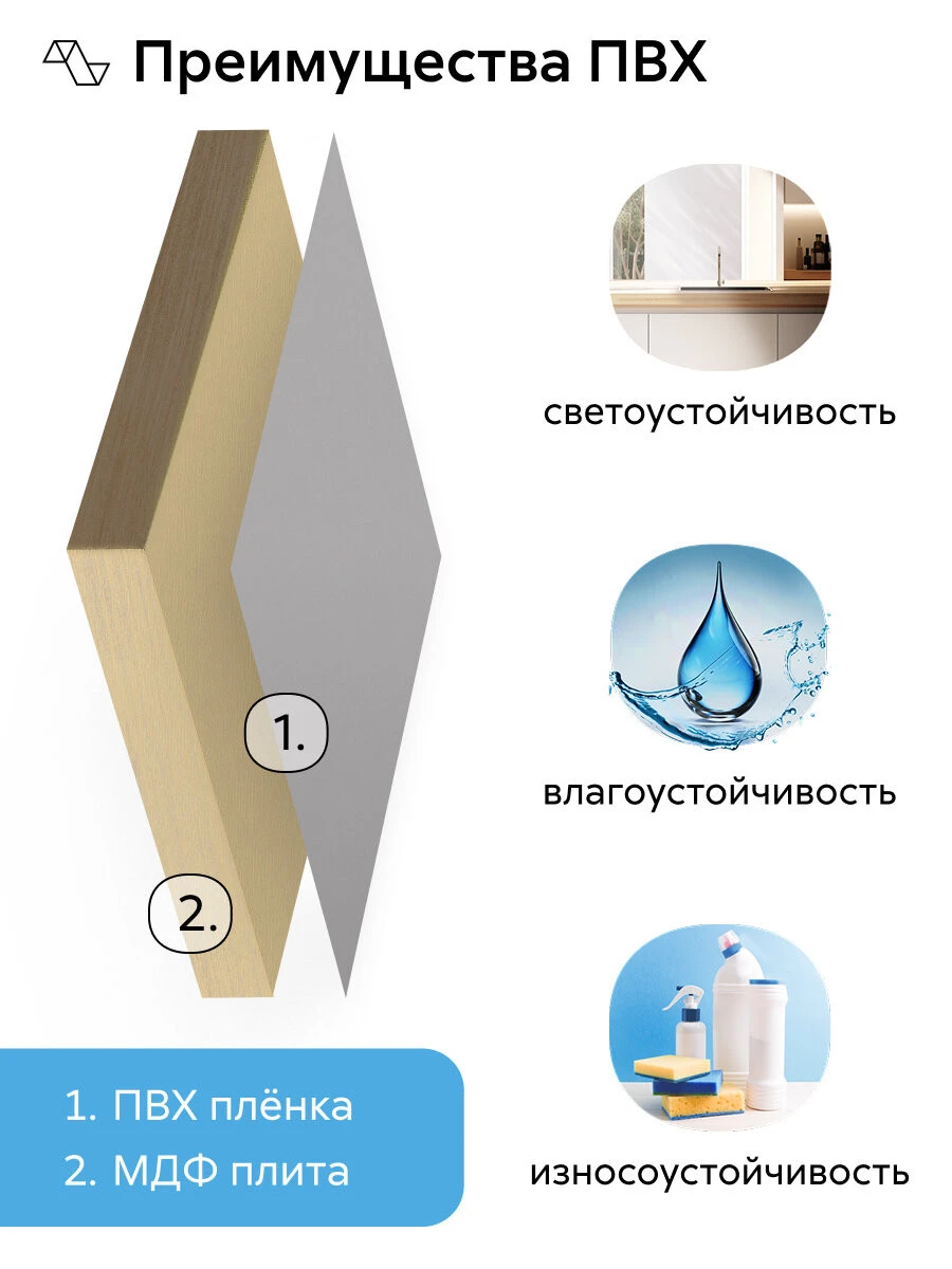 Кухонный гарнитур угловой Нонтон Гренто, 300х180 см, белый / серебряная вуаль / антарес