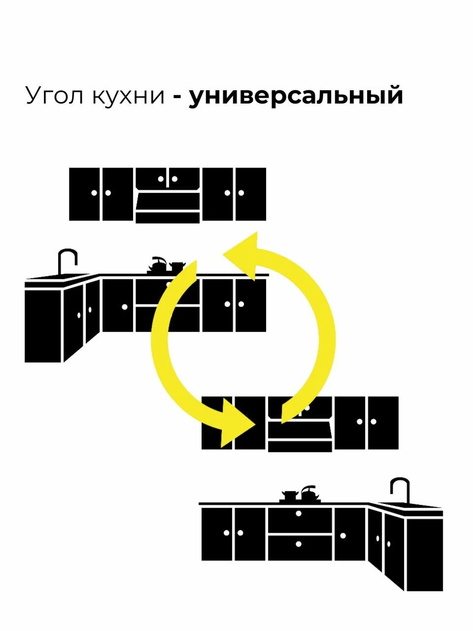 Угловой кухонный гарнитур Урания 2,4х1,6м графит софт/белый/серебро внутри без столешницы, ЛДСП/МДФ